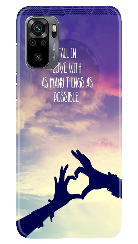 Fall in love Case for Redmi Note 10