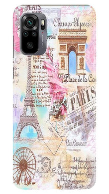 Paris Eiftel Tower Mobile Back Case for Redmi Note 10 (Design - 54)
