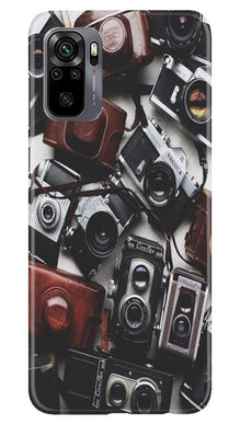 Cameras Mobile Back Case for Redmi Note 10 (Design - 57)