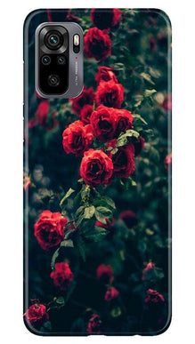 Red Rose Mobile Back Case for Redmi Note 10 (Design - 66)