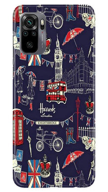 Love London Mobile Back Case for Redmi Note 10 (Design - 75)