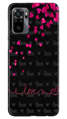 Love in Air Mobile Back Case for Redmi Note 10 (Design - 89)
