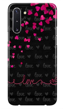 Love in Air Mobile Back Case for Samsung Galaxy Note 10 (Design - 89)