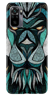 Lion Mobile Back Case for Redmi Note 10 (Design - 97)