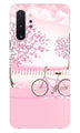 Pink Flowers Cycle Case for Samsung Galaxy Note 10  (Design - 102)