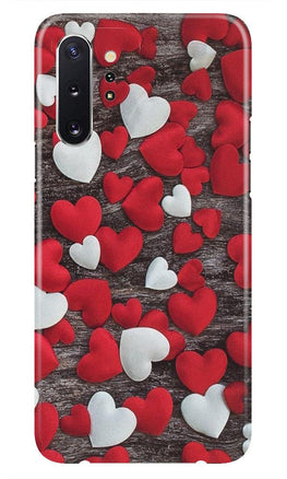 Red White Hearts Case for Samsung Galaxy Note 10(Design - 105)