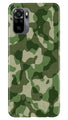 Army Camouflage Case for Redmi Note 10  (Design - 106)