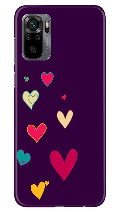 Purple Background Case for Redmi Note 10  (Design - 107)