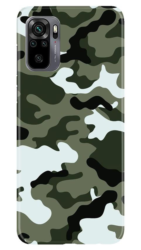 Army Camouflage Case for Redmi Note 10(Design - 108)