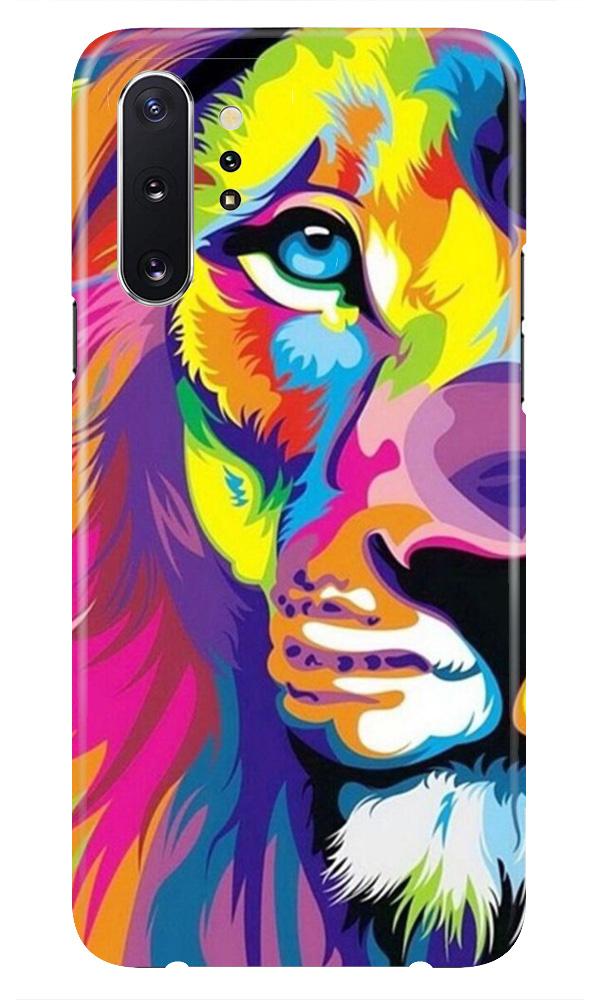 Colorful Lion Case for Samsung Galaxy Note 10  (Design - 110)
