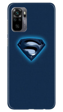 Superman Superhero Mobile Back Case for Redmi Note 10  (Design - 117)