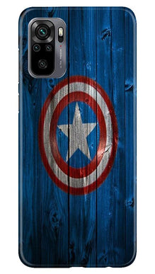 Captain America Superhero Mobile Back Case for Redmi Note 10  (Design - 118)
