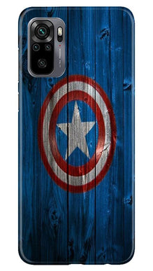 Captain America Superhero Mobile Back Case for Redmi Note 10  (Design - 118)