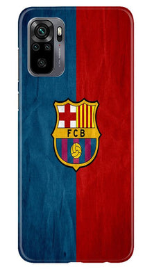 FCB Football Mobile Back Case for Redmi Note 10  (Design - 123)