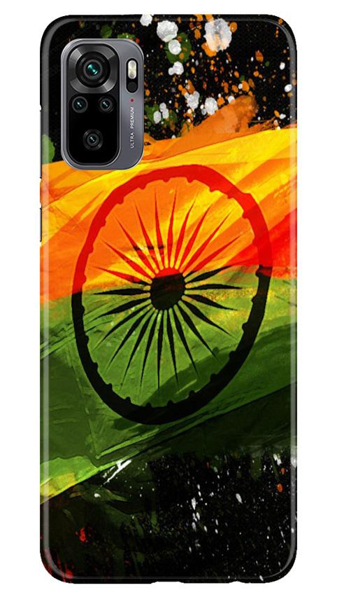 Indian Flag Case for Redmi Note 10  (Design - 137)