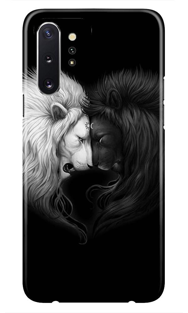 Dark White Lion Case for Samsung Galaxy Note 10  (Design - 140)