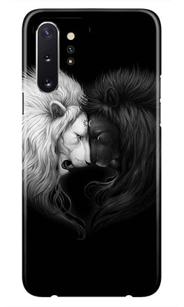 Dark White Lion Case for Samsung Galaxy Note 10 Plus  (Design - 140)