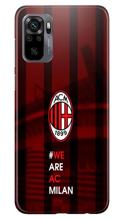 AC Milan Case for Redmi Note 10  (Design - 155)