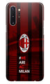 AC Milan Case for Samsung Galaxy Note 10 Plus  (Design - 155)