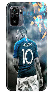 Mbappe Mobile Back Case for Redmi Note 10  (Design - 170)