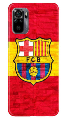 FCB Football Mobile Back Case for Redmi Note 10  (Design - 174)