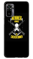 Winner Winner Chicken Dinner Case for Redmi Note 10  (Design - 178)
