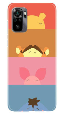 Cartoon Mobile Back Case for Redmi Note 10 (Design - 183)