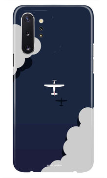 Clouds Plane Mobile Back Case for Samsung Galaxy Note 10 (Design - 196) (Design - 196)