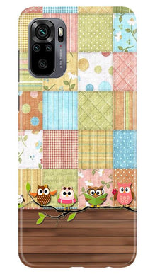 Owls Mobile Back Case for Redmi Note 10 (Design - 202)