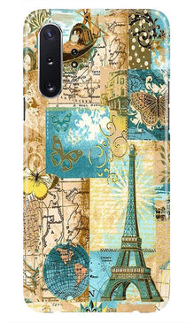 Travel Eiffel Tower Mobile Back Case for Samsung Galaxy Note 10 (Design - 206)