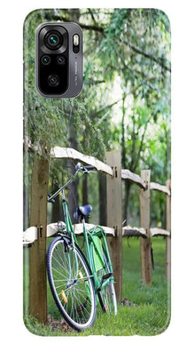 Bicycle Mobile Back Case for Redmi Note 10 (Design - 208)