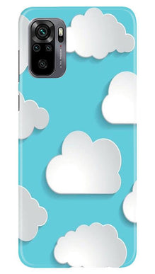 Clouds Mobile Back Case for Redmi Note 10 (Design - 210)