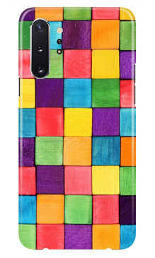 Colorful Square Mobile Back Case for Samsung Galaxy Note 10 (Design - 218)
