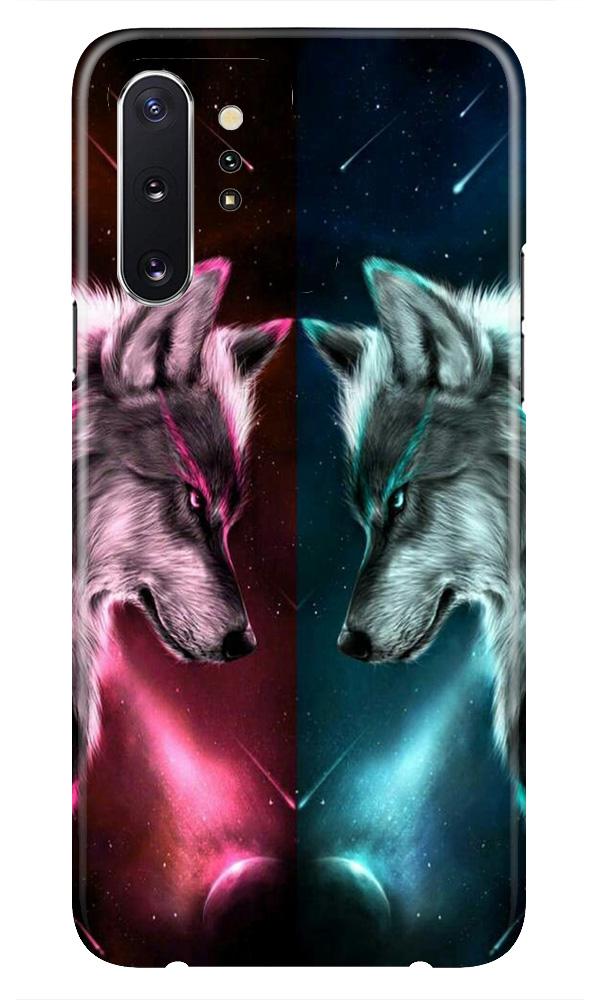 Wolf fight Case for Samsung Galaxy Note 10 (Design No. 221)