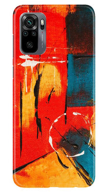 Modern Art Mobile Back Case for Redmi Note 10 (Design - 239)