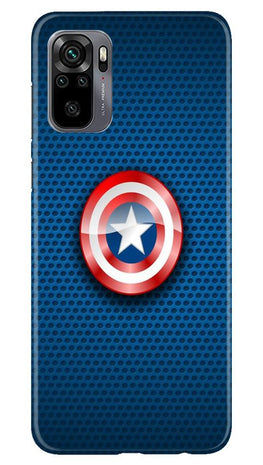 Captain America Shield Case for Redmi Note 10 (Design No. 253)