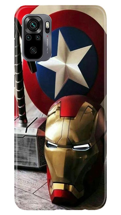 Ironman Captain America Case for Redmi Note 10 (Design No. 254)
