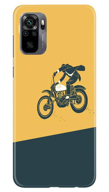 Bike Lovers Mobile Back Case for Redmi Note 10 (Design - 256)