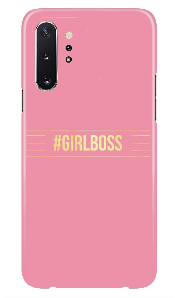 Girl Boss Pink Case for Samsung Galaxy Note 10 (Design No. 263)