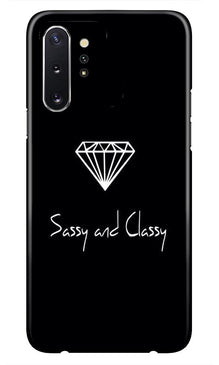 Sassy and Classy Mobile Back Case for Samsung Galaxy Note 10 (Design - 264)