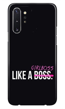 Like a Girl Boss Mobile Back Case for Samsung Galaxy Note 10 (Design - 265)