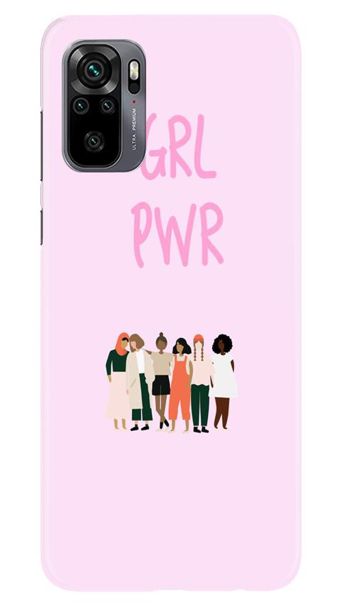 Girl Power Case for Redmi Note 10 (Design No. 267)