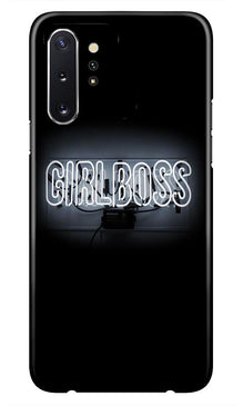 Girl Boss Black Mobile Back Case for Samsung Galaxy Note 10 (Design - 268)