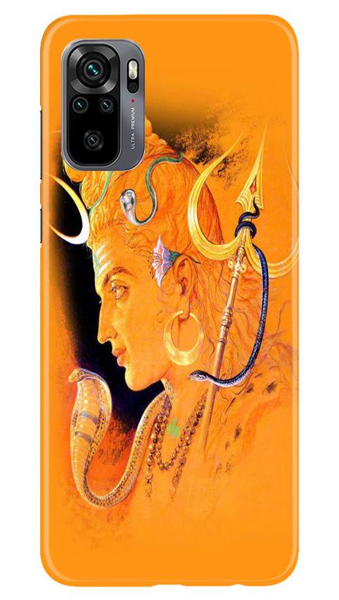 Lord Shiva Case for Redmi Note 10 (Design No. 293)