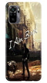 I am Back Case for Redmi Note 10 (Design No. 296)