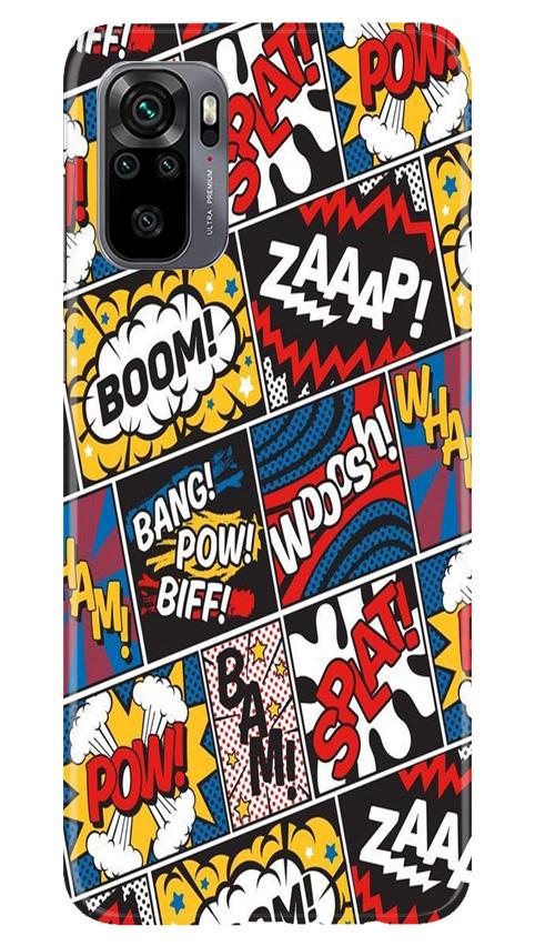 Boom Mobile Back Case for Redmi Note 10 (Design - 302)