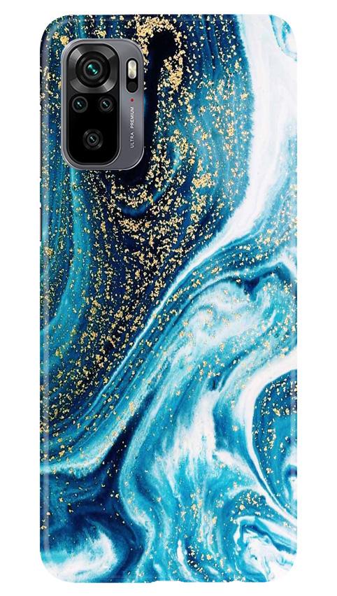 Marble Texture Mobile Back Case for Redmi Note 10 (Design - 308)