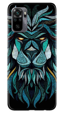 Lion Mobile Back Case for Redmi Note 10 (Design - 314)