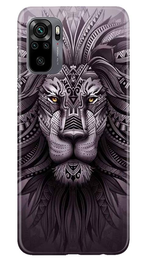 Lion Mobile Back Case for Redmi Note 10 (Design - 315)