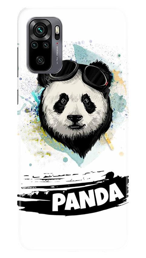 Panda Mobile Back Case for Redmi Note 10 (Design - 319)